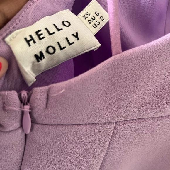 HELLO MOLLY EMBARK WITH YOU MIDI DRESS LILAC - Picture 5 of 5